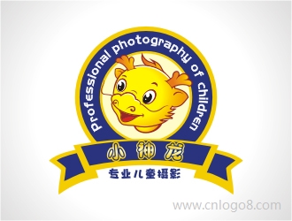 小神龙专业儿童摄影标志设计