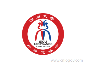 四川大学跆拳道协会标志设计