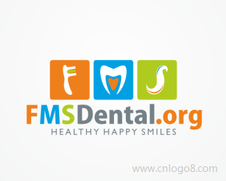 FMS牙科标志设计
