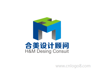 香港合美设计顾问有限公司.H&M Desing  Consuit ant Ltd.co公司标志