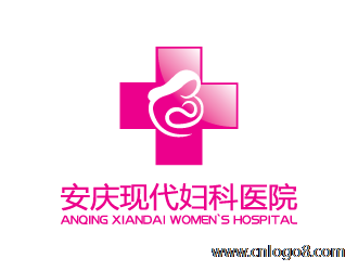 安庆现代妇科医院商标设计