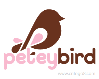 peteybird标志设计