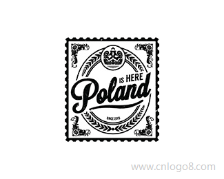 波兰邮票图标设计标志设计