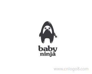 BABY忍者标志设计