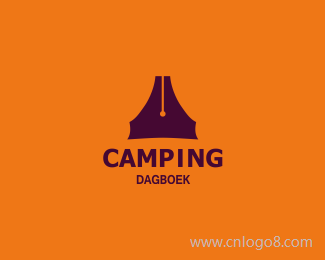 露营日记标志设计