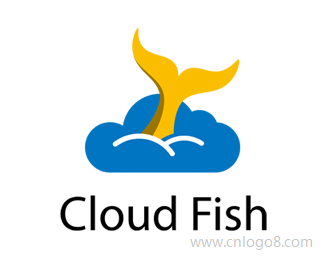 Cloud Fish标识标志设计