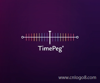 TimePeg标志设计