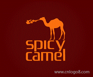 喷火的骆驼标志设计