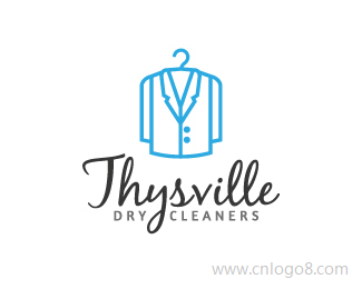 Thysville干洗店标志设计