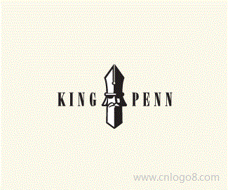 国王钢笔标志设计