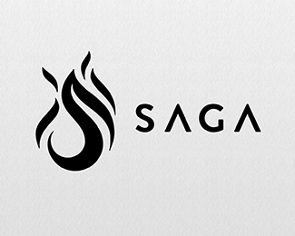 Saga艺术学校标志